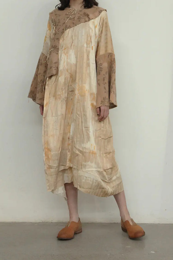 MUTEDANCE stitching cashmere dress MD20FW41